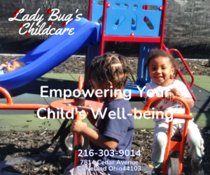 Children at daycare Well-being brings joy, laughter while playing on the merry-go-round.